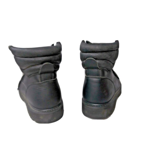 Vintage Sears Steel Toe Boots Men's Size 9.5 D Black Leather - Picture 5 of 10